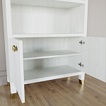 Книжный Стеллаж Elsa Dreams White с задней стенкой варинант исполнения - 3 | Loft Concept в Нижнем Новгороде