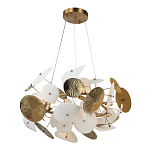 Люстра с белыми и золотистыми цветами Dahlia Flowers Lamp варинант исполнения - 3 | Loft Concept в Нижнем Новгороде