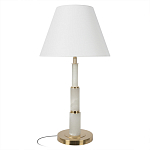 Настольная лампа с белым конусовидным абажуром More Tender варинант исполнения - 1 | Loft Concept в Нижнем Новгороде