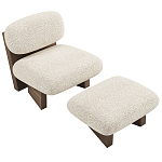 Кресло с оттоманкой Hawaii варинант исполнения - 2 | Loft Concept в Нижнем Новгороде