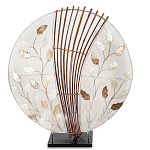 Настольная лампа из перламутра и дерева на подставке Indonesian Petal варинант исполнения - 3 | Loft Concept в Нижнем Новгороде