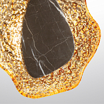 Бра с волнообразным стеклянным плафоном и вставкой из мрамора Liquid Stone варинант исполнения - 10 | Loft Concept в Нижнем Новгороде