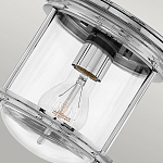 Потолочный светильник для ванных комнат с цилиндрическим стеклянным плафоном и одной лампой Hinkley варинант исполнения - 16 | Loft Concept в Нижнем Новгороде