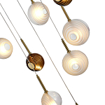 Люстра светодиодная с сферическими стеклянными плафонами Splatter варинант исполнения - 7 | Loft Concept в Нижнем Новгороде