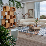 Приставной столик из массива манго Tom-tom Grey варинант исполнения - 4 | Loft Concept в Нижнем Новгороде