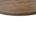 Стол журнальный c коричневой круглой столешницей на трех металлических ножках Charm Coffee Table варинант исполнения - 4 | Loft Concept в Нижнем Новгороде