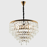 Люстра с прямоугольными хрустальными подвесками Lunet Crystal Rectangulars Chandelier 12 варинант исполнения - 3 | Loft Concept в Нижнем Новгороде