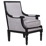 Кресло Harry Armchair black and grey velour варинант исполнения - 1 | Loft Concept в Нижнем Новгороде