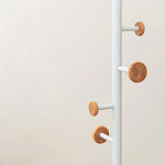 Напольная вешалка из древесины бука Unique Shaped Furniture Floor Hanger White варинант исполнения - 5 | Loft Concept в Нижнем Новгороде