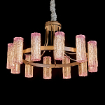 Люстра круглая с текстурными цилиндрическими плафонами Glimpse варинант исполнения - 1 | Loft Concept в Нижнем Новгороде