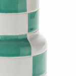 Ваза из фаянса Brighter than the Stars с шахматным принтом бирюзового цвета  варинант исполнения - 2 | Loft Concept в Нижнем Новгороде