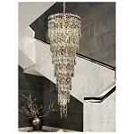 Люстра многоярусная каскадная с хрустальными подвесками Roul Crystal Light варинант исполнения - 10 | Loft Concept в Нижнем Новгороде