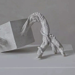 Скульптура «Окаменелый рост», Белый объект варинант исполнения - 2 | Loft Concept в Нижнем Новгороде