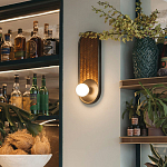 Бра с декором из плетеного бамбука Wicker Oval Lamp варинант исполнения - 3 | Loft Concept в Нижнем Новгороде