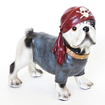 Статуэтка собака в бандане Fashionable Dogs Pirate варинант исполнения - 1 | Loft Concept в Нижнем Новгороде
