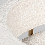 Стул букле бежевый с каркасом цвета матовое золото Tactility варинант исполнения - 4 | Loft Concept в Нижнем Новгороде