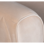 Кресло велюровое бежевое Cubic Silhouette варинант исполнения - 3 | Loft Concept в Нижнем Новгороде