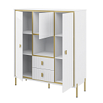 Буфет белый трёхдверный с двумя ящиками Antique Order варинант исполнения - 2 | Loft Concept в Нижнем Новгороде