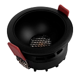 Встраиваемый спот светодиодный круглый черного цвета с углублением Ombra Lux  варинант исполнения - 4 | Loft Concept в Нижнем Новгороде