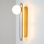 Бра перламутровый с плафоном Lunaris 33 см варинант исполнения - 5 | Loft Concept в Нижнем Новгороде