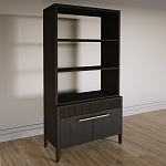 Стеллаж Primo с ящиками Темный орех варинант исполнения - 2 | Loft Concept в Нижнем Новгороде