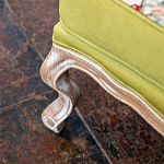 Кресло из натурального бука бежевое с изображением птиц и цветов Beige Green Chinoiserie Garden Armchair варинант исполнения - 6 | Loft Concept в Нижнем Новгороде