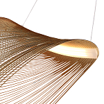 Подвесной светильник фигурный из деревянных прутьев Ecofriendly Light Source варинант исполнения - 4 | Loft Concept в Нижнем Новгороде