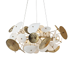 Люстра с белыми и золотистыми цветами Dahlia Flowers Lamp варинант исполнения - 2 | Loft Concept в Нижнем Новгороде