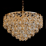 Люстра каскадная с подвесками в форме колец Galaxy of Light варинант исполнения - 3 | Loft Concept в Нижнем Новгороде