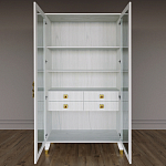 Дизайнерский шкаф витрина Elsa Dreams White с 4-мя ящиками варинант исполнения - 5 | Loft Concept в Нижнем Новгороде