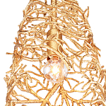 Подвесной светильник золотой в виде кораллов Coral Decor варинант исполнения - 1 | Loft Concept в Нижнем Новгороде