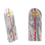 Сувенир Погон МВД из натурального камня мрамор Souvenir Epaulets варинант исполнения - 3 | Loft Concept в Нижнем Новгороде