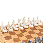 Шахматы Северные народы в ларце из натурального бука Decorative Thematic Chess варинант исполнения - 3 | Loft Concept в Нижнем Новгороде