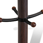 Вешалка коричневая с круглым основанием и черными металлическими крючками Industrial Metal Rust варинант исполнения - 2 | Loft Concept в Нижнем Новгороде