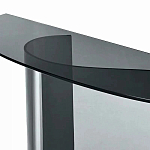 Консоль дымчатого цвета с изогнутым основанием Arabesque варинант исполнения - 2 | Loft Concept в Нижнем Новгороде