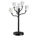 Настольная лампа с ветвями и белыми фарфоровыми цветами Floralis варинант исполнения - 1 | Loft Concept в Нижнем Новгороде