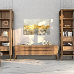 Витрина правая из массива дуба с 5-ю полками и 2-мя ящиками Tasteful Furniture варинант исполнения - 2 | Loft Concept в Нижнем Новгороде