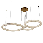 Люстра с 3-мя кольцами из натурального камня Minerals of Light варинант исполнения - 1 | Loft Concept в Нижнем Новгороде