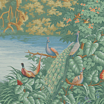 Обои ручная роспись Le Brésil Paille варинант исполнения - 1 | Loft Concept в Нижнем Новгороде