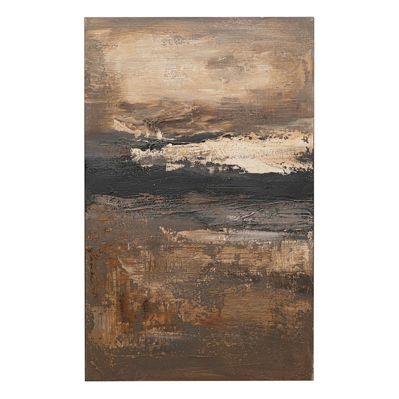 Картина DUSTY HORIZON Бежевый Коричневый Черный в Нижнем Новгороде | Loft Concept 