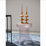 Кофейный столик стеклянный Elegant Lilac Glass Model варинант исполнения - 2 | Loft Concept в Нижнем Новгороде