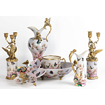 Фарфоровый подсвечник Лебедь с ангелом Asse варинант исполнения - 2 | Loft Concept в Нижнем Новгороде