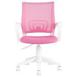 Офисное кресло с основанием из белого пластика Desk chairs Pink варинант исполнения - 2 | Loft Concept в Нижнем Новгороде