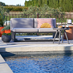 Садовый диван на каркасе из алюминия Petro варинант исполнения - 8 | Loft Concept в Нижнем Новгороде