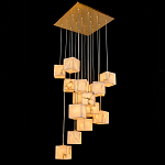 Люстра подвесная с квадратными плафонами из натурального камня Glowing Spheres варинант исполнения - 2 | Loft Concept в Нижнем Новгороде