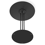 Стол журнальный с круглой бело-голубой столешницей из стекла White and Blue Marble варинант исполнения - 5 | Loft Concept в Нижнем Новгороде