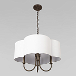 Люстра с белым текстильным абажуром Vitorino  варинант исполнения - 4 | Loft Concept в Нижнем Новгороде