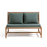 Садовый 2-х местный диван с каркасом из акации Green варинант исполнения - 6 | Loft Concept в Нижнем Новгороде