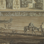 Обои ручная роспись Monuments of Paris Eau Forte on antique scenic Xuan paper варинант исполнения - 3 | Loft Concept в Нижнем Новгороде