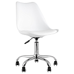 Офисный стул на металлическом основании EGGERY White варинант исполнения - 1 | Loft Concept в Нижнем Новгороде